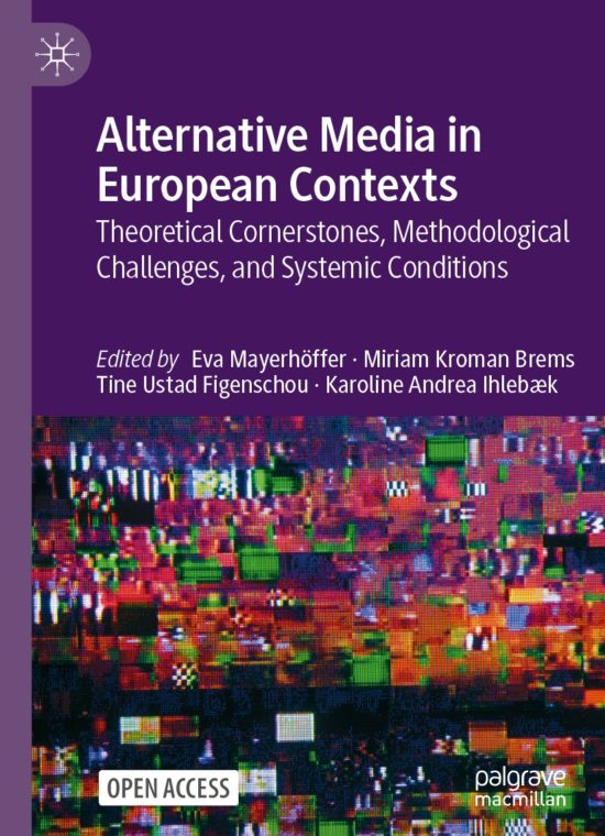 Book cover / Buchcover: Alternative Media in European Contexts