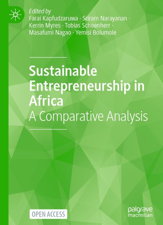 Book cover / Buchcover: Sustainable Entrepreneurship in Africa