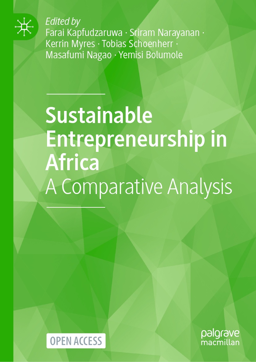 Book cover / Buchcover: Sustainable Entrepreneurship in Africa