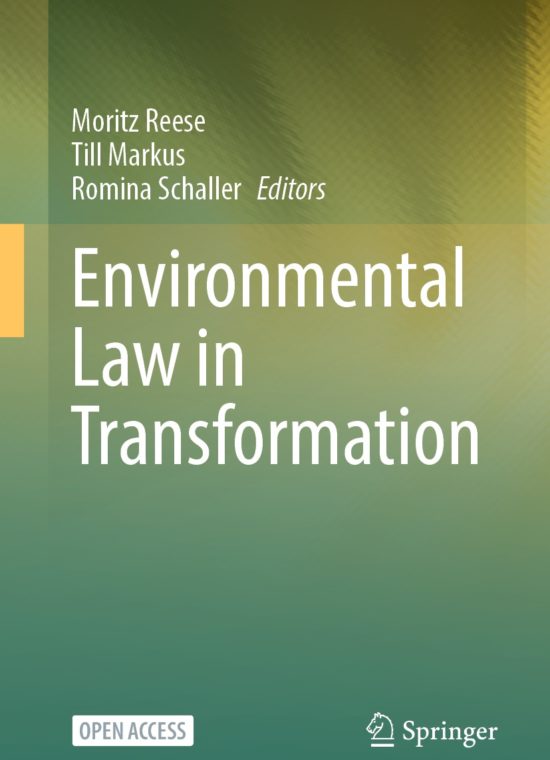 Book cover / Buchcover: Environmental Law in Transformation