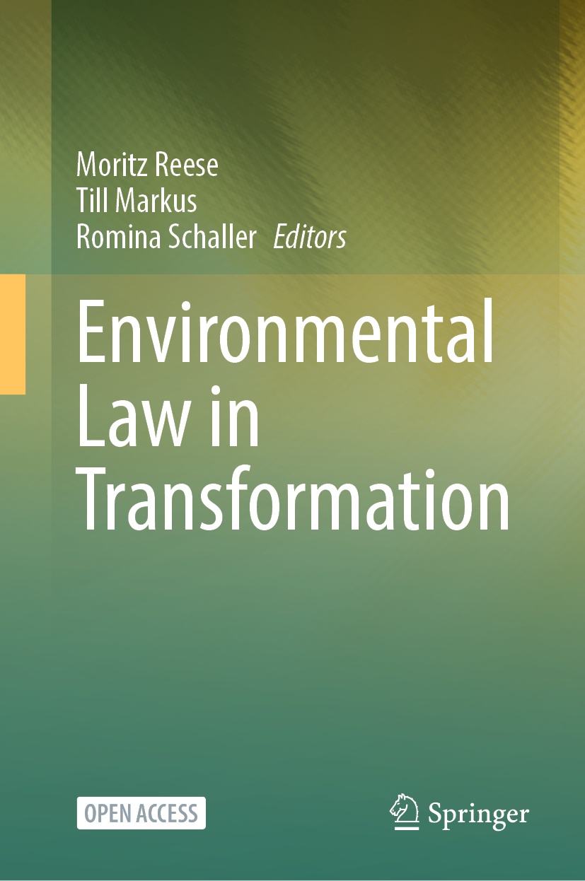 Book cover / Buchcover: Environmental Law in Transformation