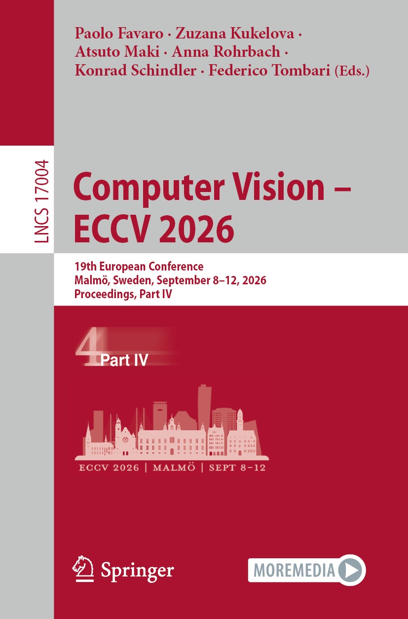 Book cover / Buchcover: Computer Vision – ECCV 2026