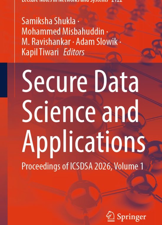 Book cover / Buchcover: Secure Data Science and Applications