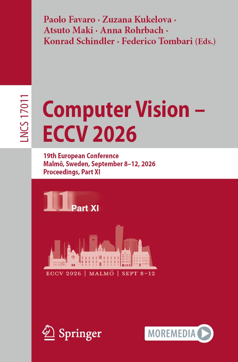 Book cover / Buchcover: Computer Vision – ECCV 2026