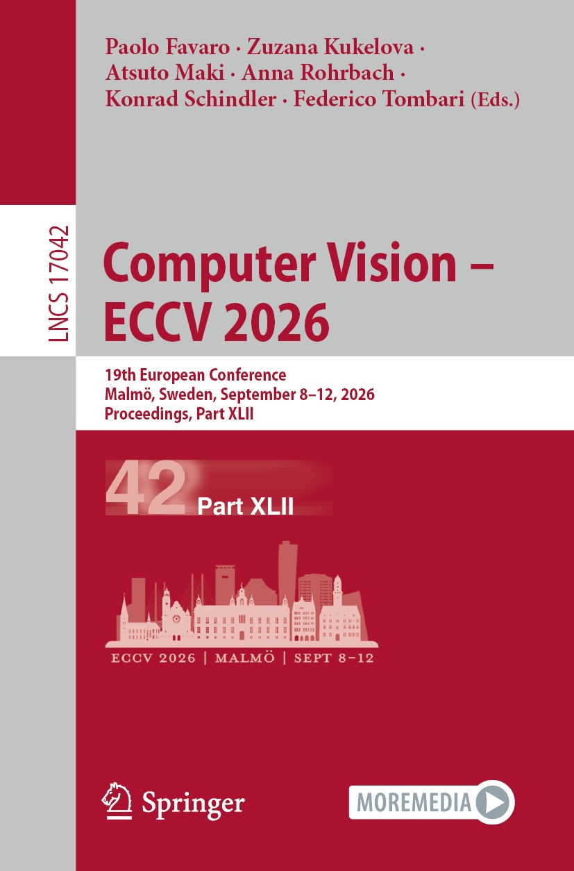 Book cover / Buchcover: Computer Vision – ECCV 2026