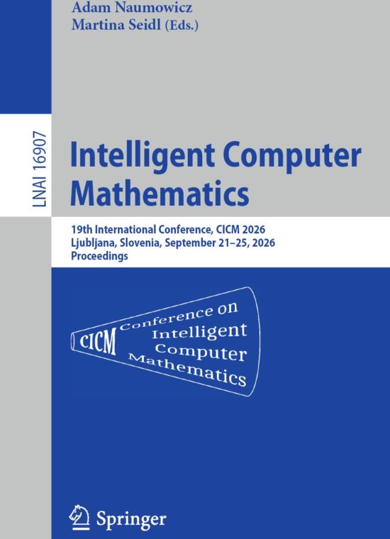 Book cover / Buchcover: Intelligent Computer Mathematics