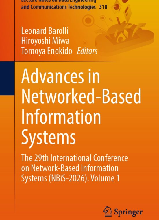 Book cover / Buchcover: Advances in Networked-Based Information Systems