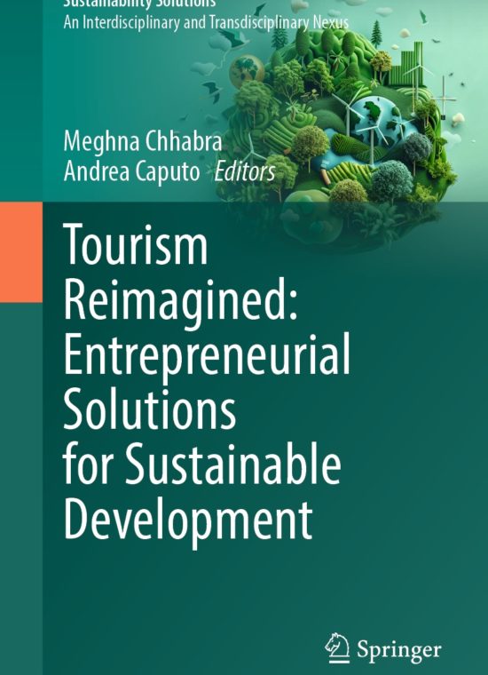 Book cover / Buchcover: Tourism Reimagined: Entrepreneurial Solutions for Sustainable Development