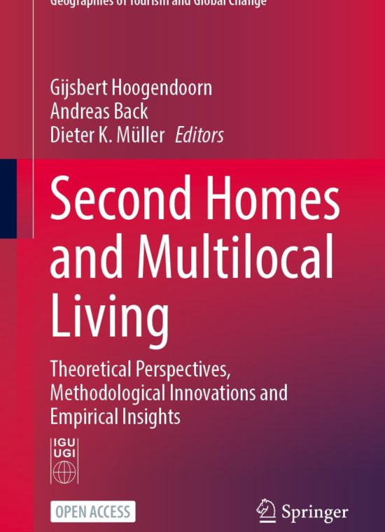 Book cover / Buchcover: Second Homes and Multilocal Living