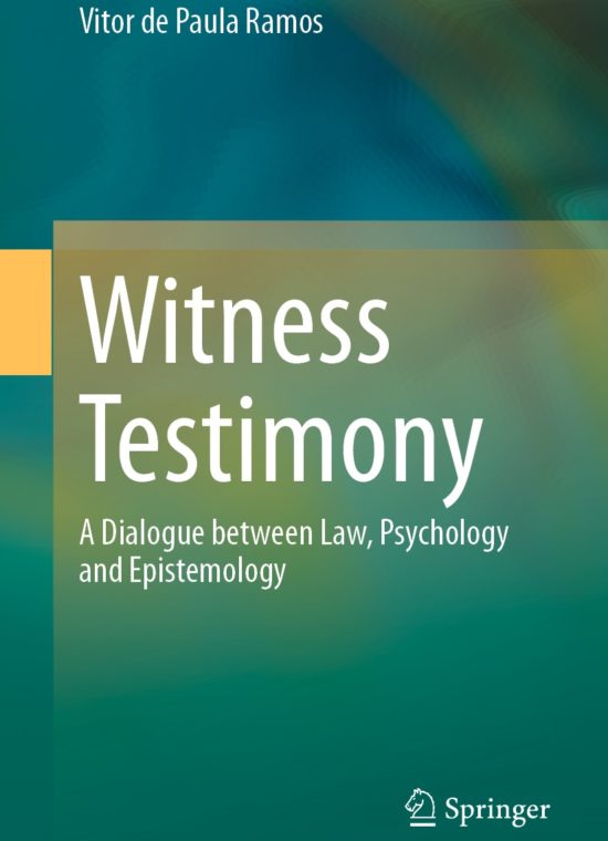 Book cover / Buchcover: Witness Testimony