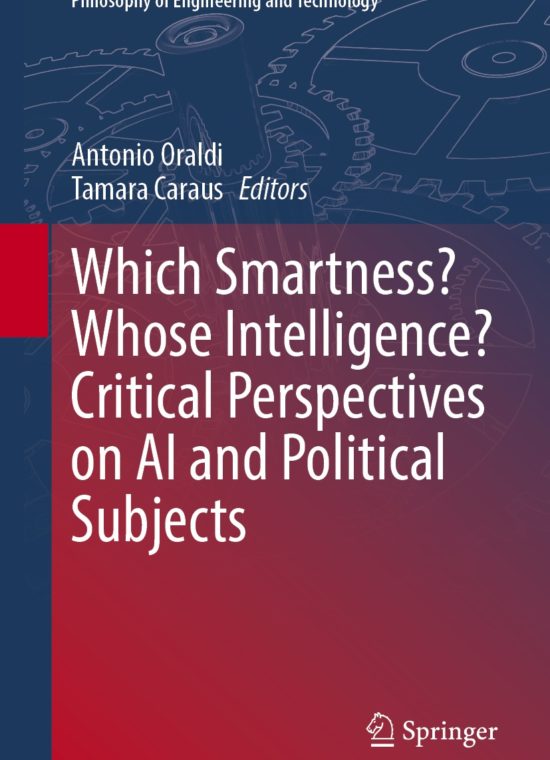 Book cover / Buchcover: Which Smartness? Whose Intelligence? Critical Perspectives on AI and Political Subjects