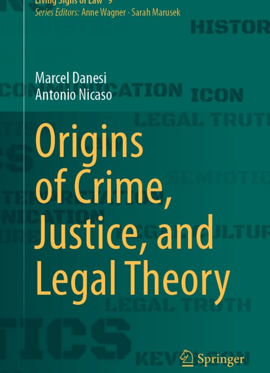 Book cover / Buchcover: Origins of Crime, Justice, and Legal Theory
