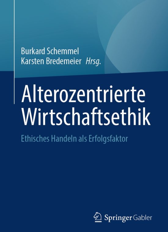 Book cover / Buchcover: Alterozentrierte Wirtschaftsethik