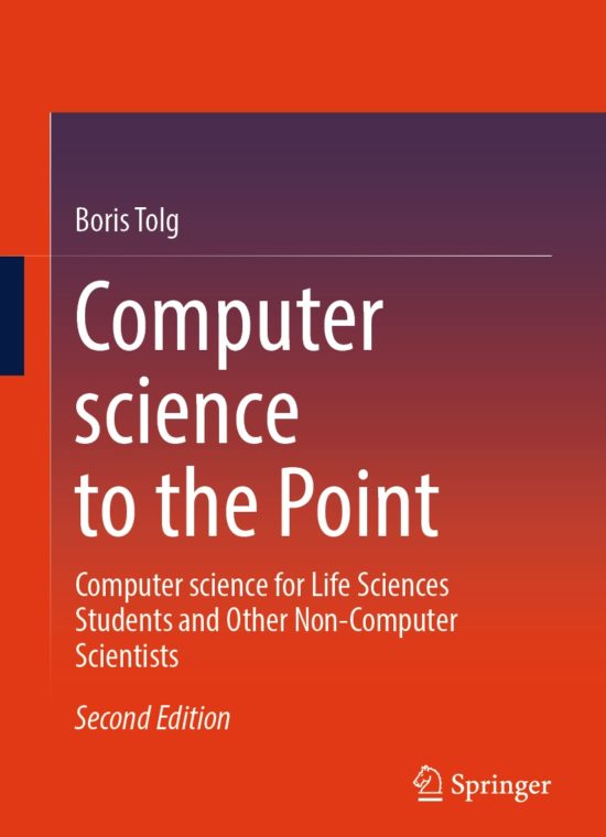 Book cover / Buchcover: Computer science to the Point