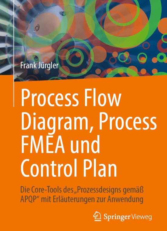 Book cover / Buchcover: Process Flow Diagram, Process FMEA und Control Plan