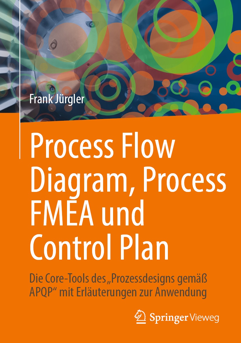 Book cover / Buchcover: Process Flow Diagram, Process FMEA und Control Plan