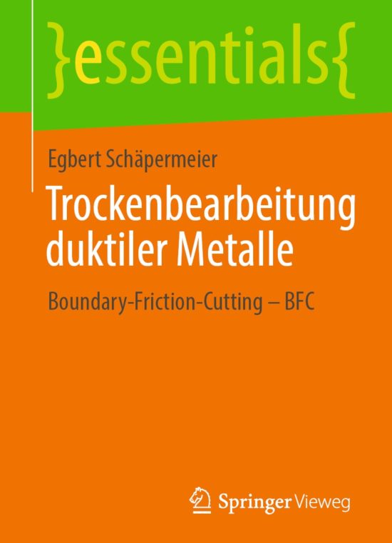 Book cover / Buchcover: Trockenbearbeitung duktiler Metalle