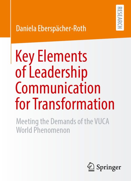Book cover / Buchcover: Key Elements of Leadership Communication for Transformation