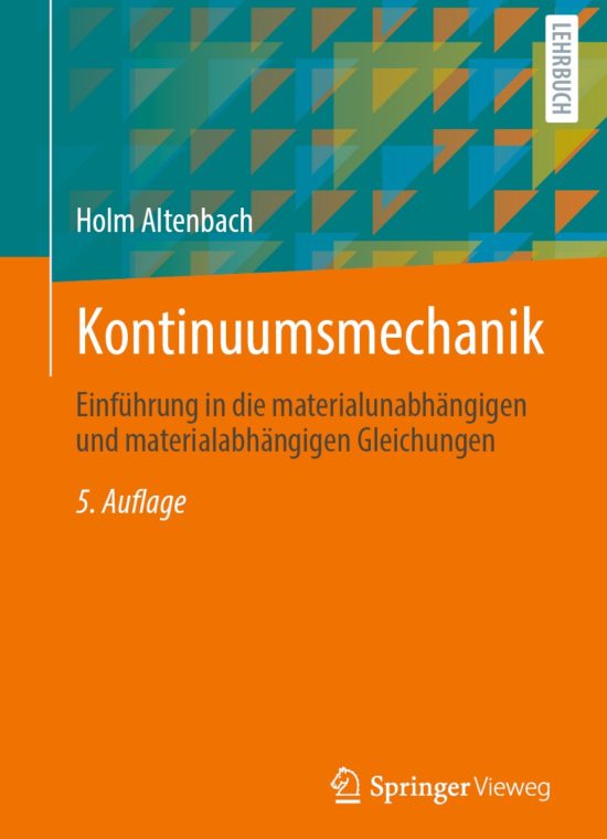 Book cover / Buchcover: Kontinuumsmechanik