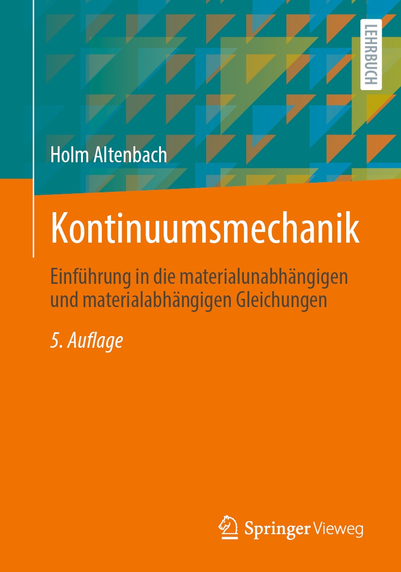 Book cover / Buchcover: Kontinuumsmechanik
