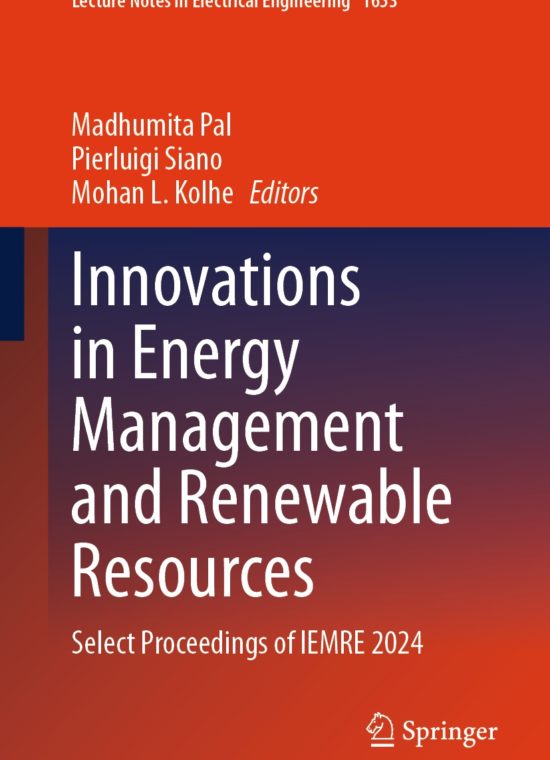 Book cover / Buchcover: Innovations in Energy Management and Renewable Resources