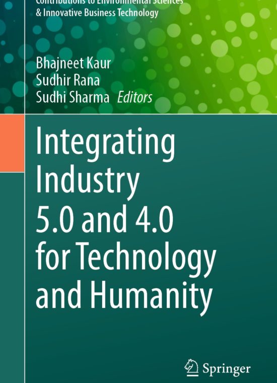 Book cover / Buchcover: Integrating Industry 5.0 and 4.0 for Technology and Humanity