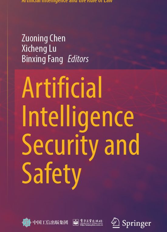 Book cover / Buchcover: Artificial Intelligence Security and Safety