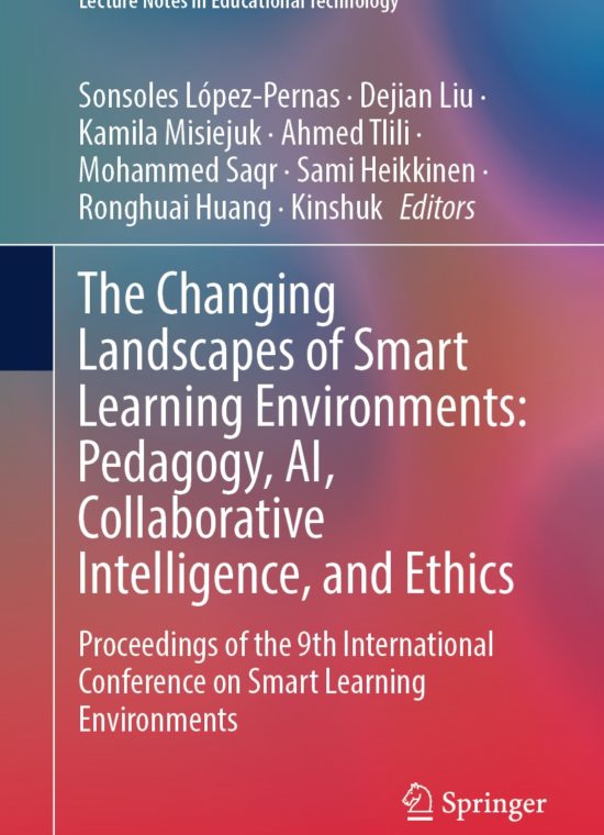 Book cover / Buchcover: The Changing Landscapes of Smart Learning Environments: Pedagogy, AI, Collaborative Intelligence, and Ethics