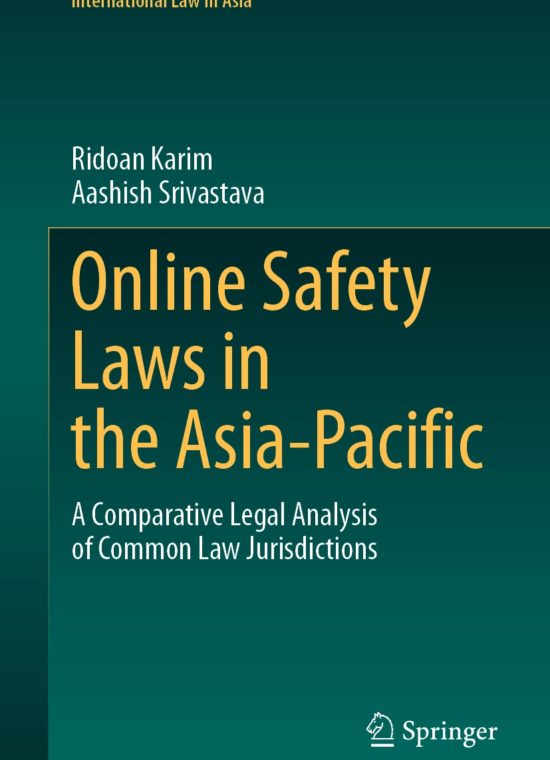 Book cover / Buchcover: Online Safety Laws in the Asia-Pacific