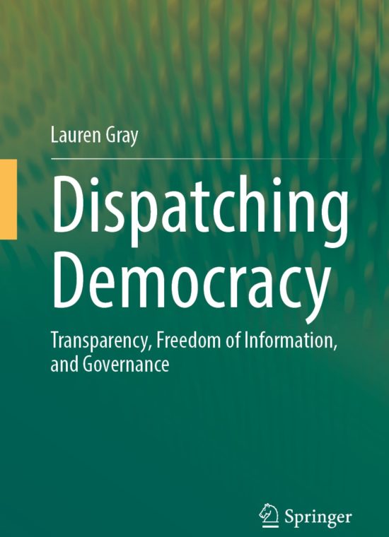 Book cover / Buchcover: Dispatching Democracy