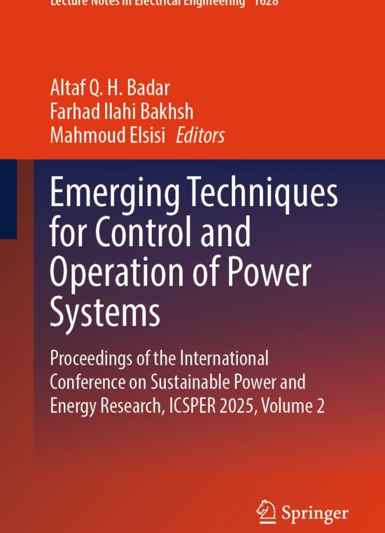 Book cover / Buchcover: Emerging Techniques for Control and Operation of Power Systems